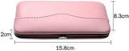esowemsn 1PC Pink PU Leather Tweezers Storage Bag Empty Small Tweezers Case Container for Eyelash Extension Tweezer Organizer Case Eyelash Eyeliner Makeup Tool Accessories