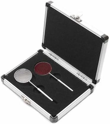 Optometry Instrument Maddox Rod Test Lens Professional Optical Eye Inspection Tools with Case Recessive Strabismus Examination Metal Box
