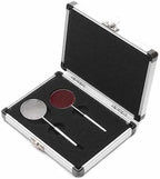 Optometry Instrument Maddox Rod Test Lens Professional Optical Eye Inspection Tools with Case Recessive Strabismus Examination Metal Box