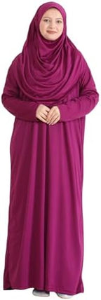 Prien Muslim Dress For Women With Hijab, Abaya, Instant Prayer Clothes Set, Islamic Wear, Dubai Kaftan Jilbab Burqa