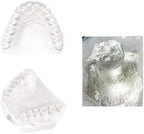 3 LB - White Dental Lab Plaster for Dental Cast Fabrication, Dental Study Model, Casting Replicas -3 lb. Dental Plaster White Type II Regular Set Model Stones Used in Dental Lab, Arts and Crafts
