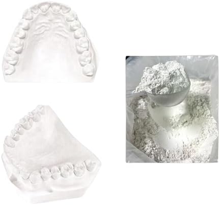 3 LB - White Dental Lab Plaster for Dental Cast Fabrication, Dental Study Model, Casting Replicas -3 lb. Dental Plaster White Type II Regular Set Model Stones Used in Dental Lab, Arts and Crafts