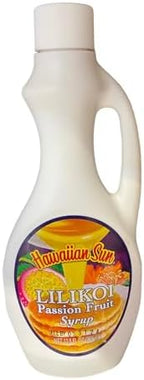 Hawaiian Sun Lilikoi Passion Fruit Syrup: A Taste of Hawaiian Tropical Paradise – 12.5 Oz (pack of 1)