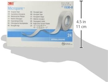 Micropore Surgical Tape, White, 1.25 Cm X 9.1m, 24Count