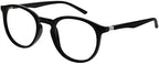 OPULIZE MET Blue Light Blocking Reading Glasses for Women Men, Slim Round Frame with Scratch Resistant and Spring Hinges, Computer Glasses with Anti-Reflective, Black,Brown,Purple +2 (Pack of 3)