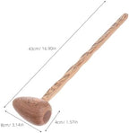 MAGICLULU Wooden Massager Back Hammer, Knob Shoulder Massage Tool for Muscle Relief, Handheld Body Massage Hammer for Wellness and Relief