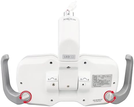 Dental Oral Exam Light with LCD Display, 6 LED Shadowless Lamp, Adjustable Color Temperature 3500K–5500K, φ22mm Joint, 9W, 1.5kg, for Dental Chair & Surgical Use