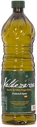 Valdezarza Extra Virgin Olive Oil – First Cold Pressed, Premium Blend of Picual & Arbequina Olives – Product of Toledo, Spain – 1L Bottle