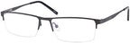 Computer Reading Glasses Mens Womens Anti Blue Ray Half Rim Readers