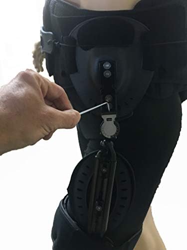Double Hip Abduction brace with Post-Op ROM Hinge and LSO. 3- dimensional hinge for motion control, suspension, support, and stability. Integrated back orthosis for improved comfort and support. HCPCS: L1681