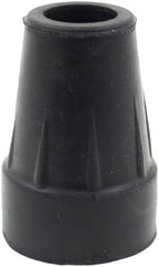 Qty: 4pcs 1/2" (12mm) Small Black Rubber Ferrules Tips Ends for Hiking or Trekking Poles, Canes by Lifeswonderful
