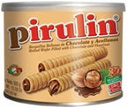 Latinsabor Venezuela Snacks Sweet Pack: COCOSETTE Cookie Wafers 50 gr (4 Pack) + SUSY Cookie Wafers 50 Gr (4 pack) + Pirulin Wafer Filled with Hazelnut and Chocolate Can 300 gr