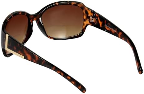 Mass Vision Bifocal Sunglasses 'The Fashionista' Women's Designer Outdoor Reading Glasses with UV400 Protection (2 Pack)