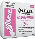 Mueller TapeWrap Premium Pink - 5cm x 5.4m Pack of 24 Rolls