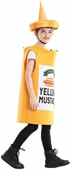 Seasons Yellow Mustard Costume For kids, Halloween Costume, One Size