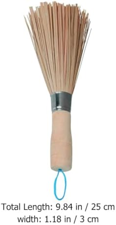 4pcs Long Handle Kitchen Brushes, Multipurpose Dish and Pan Cleaning Brushes for Household Use, Decontamination Kitchen Scrub Tools with Sturdy Bristles Random Color