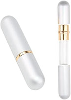 Silver Aluminum Essential Oil Nasal Inhaler Tubes Personal Empty Refillable Elegant Aluminum and Glass Nasal Inhalers Set with Cotton Wicks 5 pcs