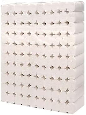 Toilet Paper Family 4-ply Toilet Paper Natural Wood Pulp Strong Thickened Household Kitchen Toilet Paper