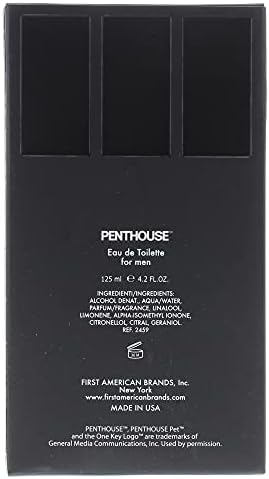 Penthouse Life On Top Eau de Toilette Spray for Men, 4.2 Ounce