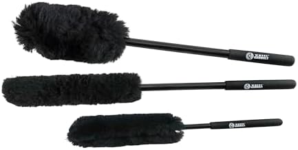 Chemical Guys ACC602 Extended Reach Wheel/Gerbils Wheel/Rim Brush (3 Brushes), 3 Pack