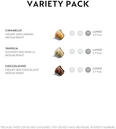 Nespresso Capsules Original Line, Barista Flavored Pack, Medium Roast Espresso Coffee, 30 Count Espresso Coffee Pods
