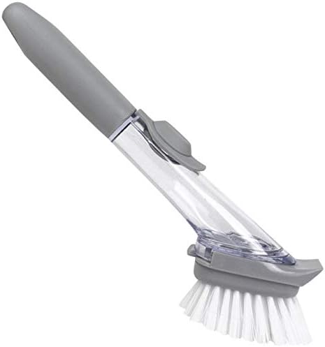 Pot Brush Magic Kitchen Automatic Liquid Washing Brush, Multifunctional Dish Brush, Household Long Handle Oil Brush, Hydraulic Pot Brush