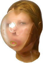 Latex Mask Rubber Hood Seamless Breath Control Hood Breath Play Suffocating Gummy