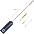 9mm Pistol Cleaning Kit Set Pocket Size Hand Gun Bore Brush for Cal.38/357/9mm Pistol Cleaning