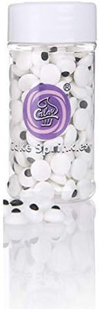 GEORLD Small Candy Eyeballs Eyes Cake Cupcake Toppers Cookie Decorations