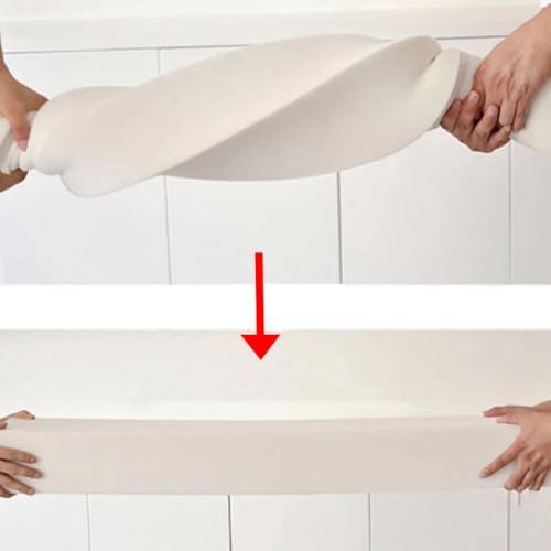 Rectangle Bed Bridge Mattress Extender for Single/Twin/Queen/King Bed,Long High Density Foam Bed/Wall/Mattress Gap Filler,Sofa Armrest Pillow (71x6x6inch)