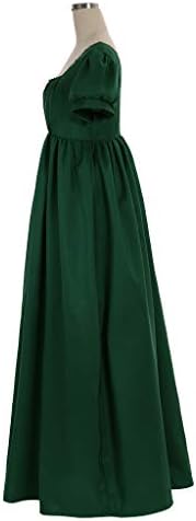 1791's lady Vintage Ball Dress Medieval Renaissance Tea Gown Jane Austen Dresses
