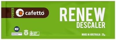 verybarista Renew Descaler (6 x 25g sachets). Designed for espresso machines, boilers and coffee brewers. Safe to use on aluminium, brass and stainless steel