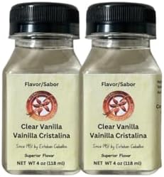 Royal Artisan Vanilla – Clear Vanilla Extract for Baking 4 oz / 118 ml, Pure Vanilla Essence, Vainilla Cristalina – Premium Flavoring for Cakes, Coffee, Ice Cream, Beverages