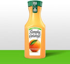 Simply Orange High Pulp Orange Juice Bottle, 46 fl oz