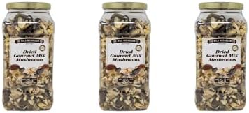 The Wild Mushroom Co. Dried Gourmet Mix European Mushrooms 12 Ounces (340g) - 3 Pack
