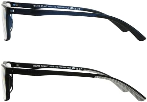 Foster Grant mens Tatum 2-pack Reading Glasses Rectangular Reading Glasses