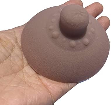 BIMEI 1 Pair Silicone Nipple Cover for Breast Form Crossdresser Cosplay 10H