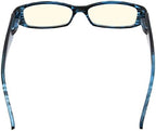 CessBlu Computer Glasses with Crystals for Women Reading Blue Light Filter Eyeglasses