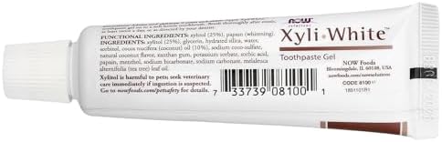 XyliWhite Coconut Oil Toothpaste Gel Now Foods 1 oz Gel