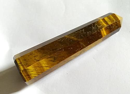 WholesaleGemShop 3 Inch Gemstones Obelisk Tower Jumbo Facet Aura Rock Crystal Natural Polished Earth Wand Spirit