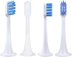 6Pcs Replacement Toothbrush Heads for Xiaomi Mijia/Mi Home T300 T500 Series Sonic Electric Brush Handles - Multiple Option (Blue Soft)