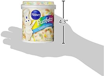 Pillsbury Funfetti Frosting, Vanilla, 15.6 oz