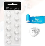 Open 6mm-Hearing Aid Domes for Oticon Minifit, Oticon Hearing Aid Supplies, Replacements Parts Accessories Universal Oticon Domes for Hearing Aids Cleaning Kits (30 Pcs)