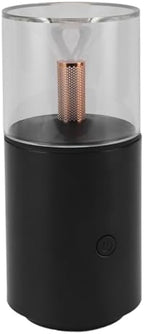 SIXRUN Car Diffuser Humidifier Portable Aromatherapy Essential Oil Mini USB Candlelight for Home Office Car (Black)