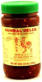 Huy Fong Sambal Oelek Ground Chili Paste - 8 oz x 2 bottles