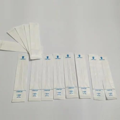 Disposable Probe Protective Covers 100Pcs White Paper Tip Sleeves Protective Films for Oral and Rectal Use in and Health Monitoring