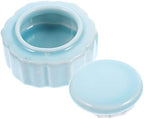 Ciieeo 3pcs Ceramic Makeup Powder Container Lipstick Jar Mini Jar for Lip Gloss Base