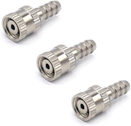 3PCS Metal BP09 NIBP Connectors, Blood Pressure Monitor Connector, Air Hose Adapter, Replacement for CN-BP09/ 300619/ PM09/ 5082-161