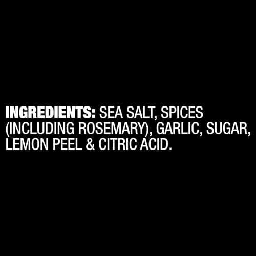 McCormick Seasoning, Rosemary Lemon, Signature Seasonings, Herbal Blend with Bright Flavor, Shake On, For Roasted Veggies, Pasta & Rice Dishes, No Artificial Flavors, No MSG Added, 2.75 oz