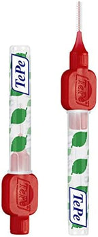 TePe Interdental Brush Original, Soft Dental Brush for Teeth Cleaning, Pack of 6, 0.5 mm, Extra-Small/Small Gaps, Red, Size 2